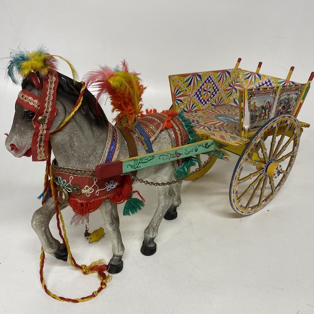 DECOR, Horse and Cart - Hand Painted Souvenir